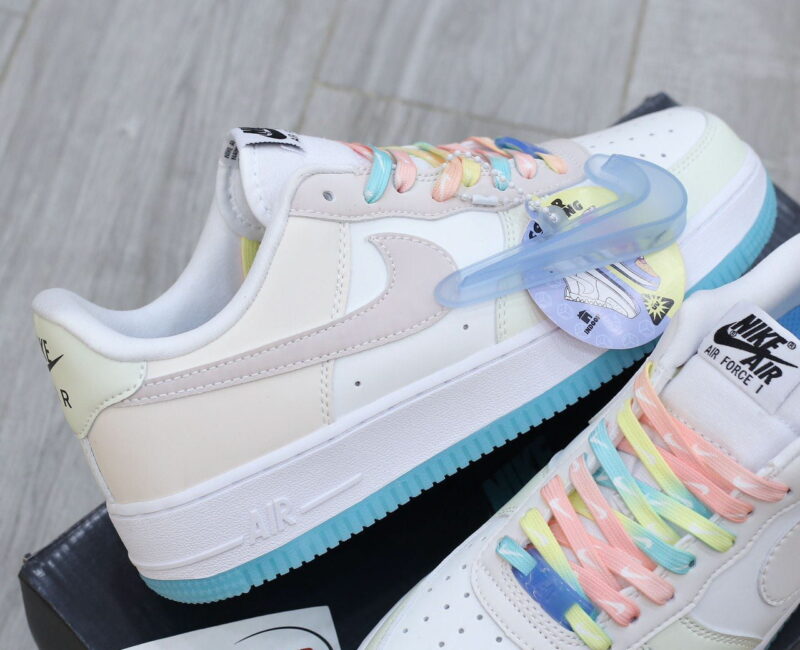 nike af1 07 LX UV Reactive color changing