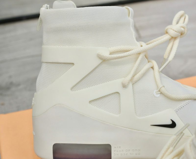 Nike Air Fear of God 1 Sail Black Like Auth