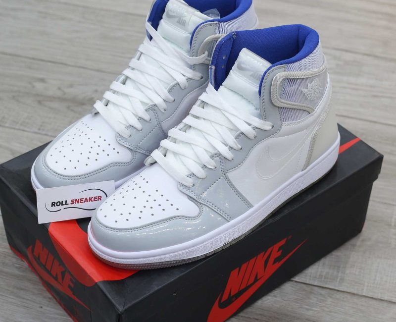 Air Jordan 1 Retro High Zoom White Racer Blue Like Auth