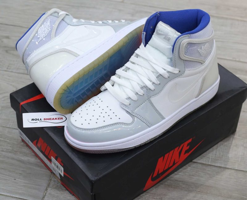 giày air Jordan 1 Retro High Zoom White Racer