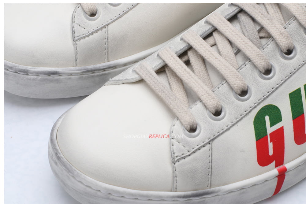 Giày Gucci Ace Sneaker with Gucci Blade Like Auth