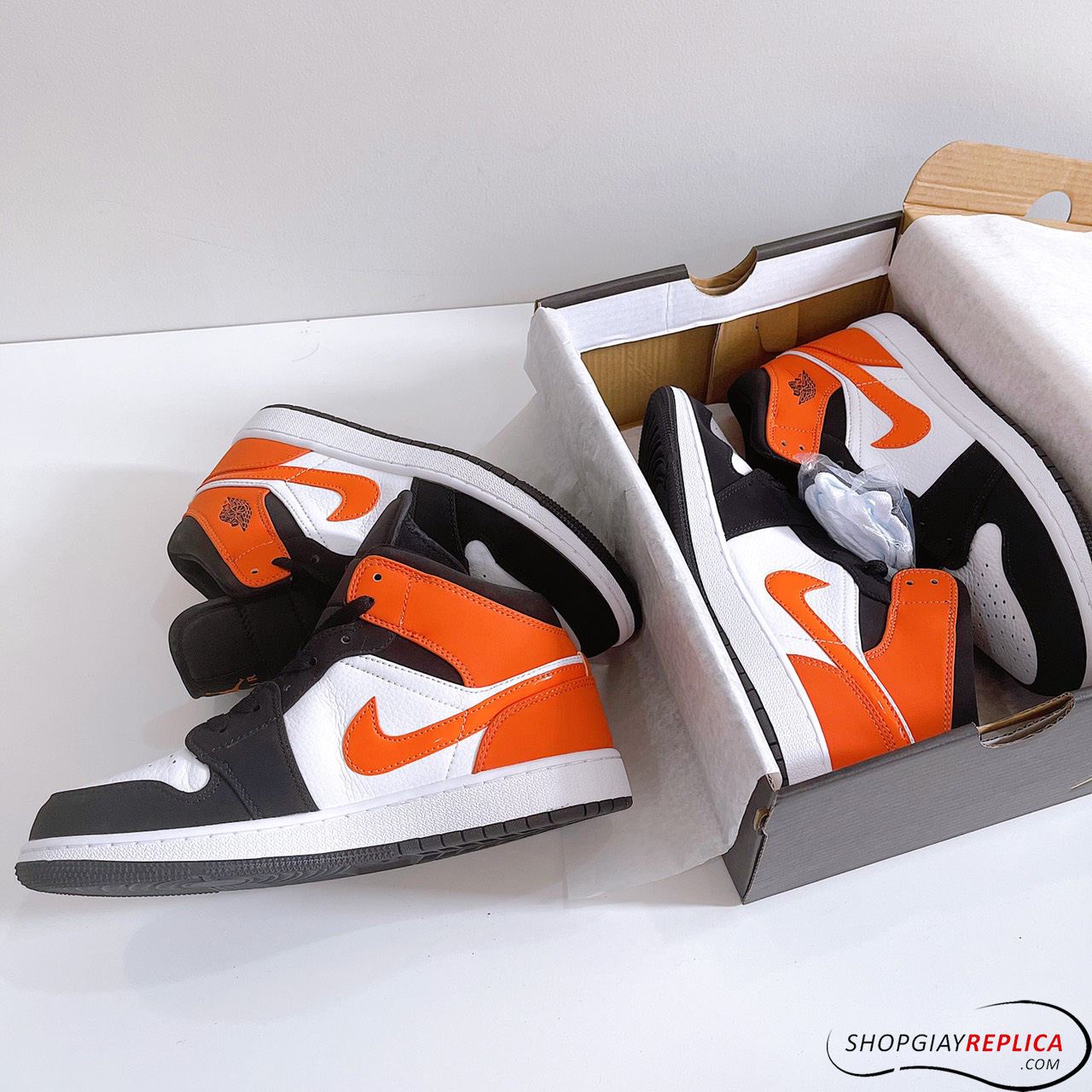 Giày Nike Air Jordan 1 Mid Cam Rep 1:1