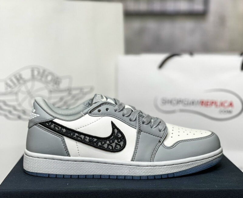 Box Nike Air Jordan 1 Retro Low Dior Like Auth