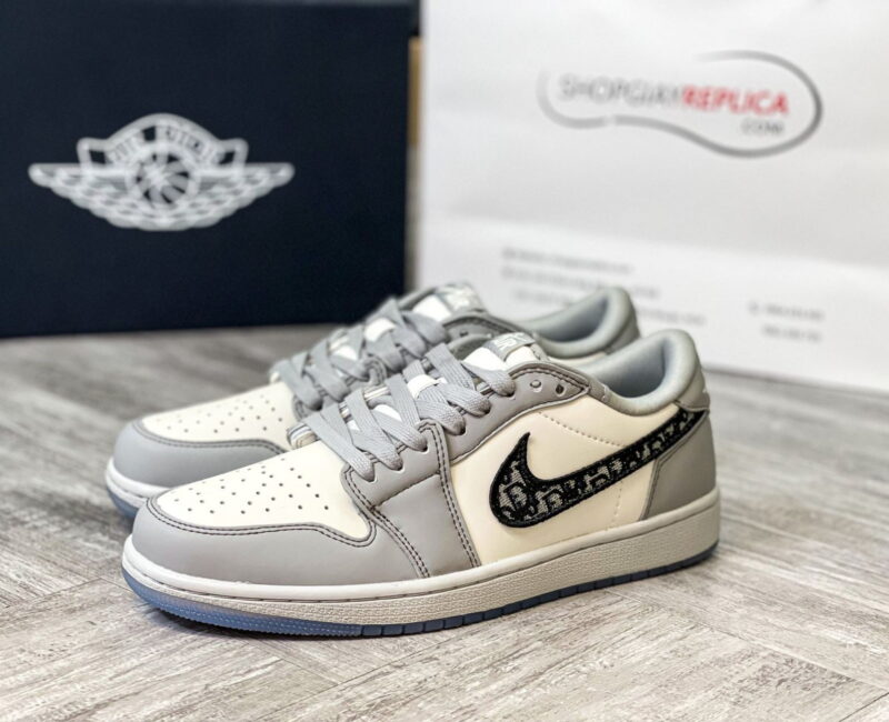 Hộp Nike Air Jordan 1 Retro Low Dior Like Auth