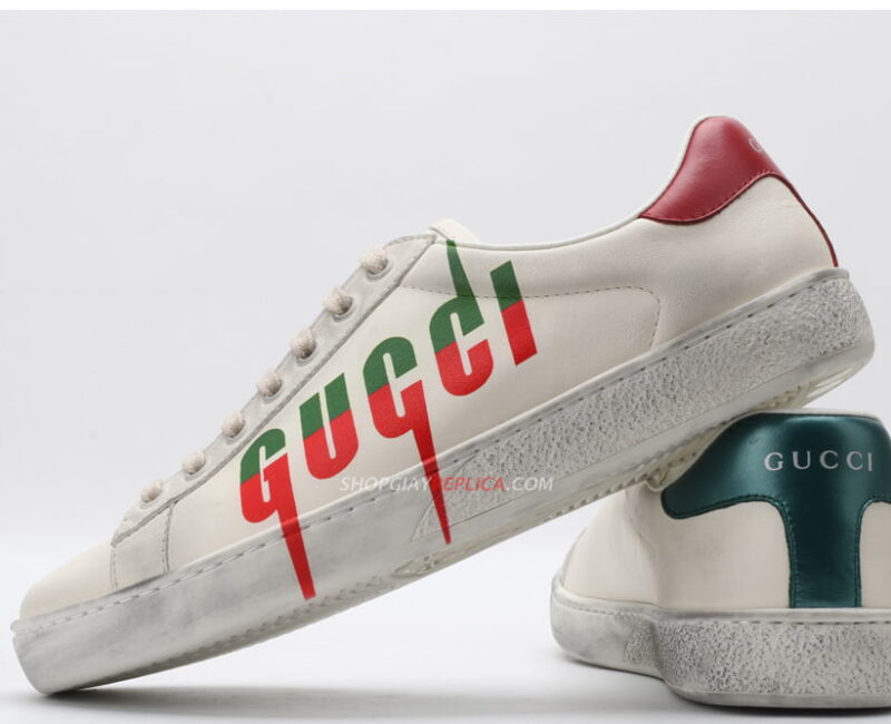Giày Gucci Ace Sneaker with Gucci Blade Like Auth