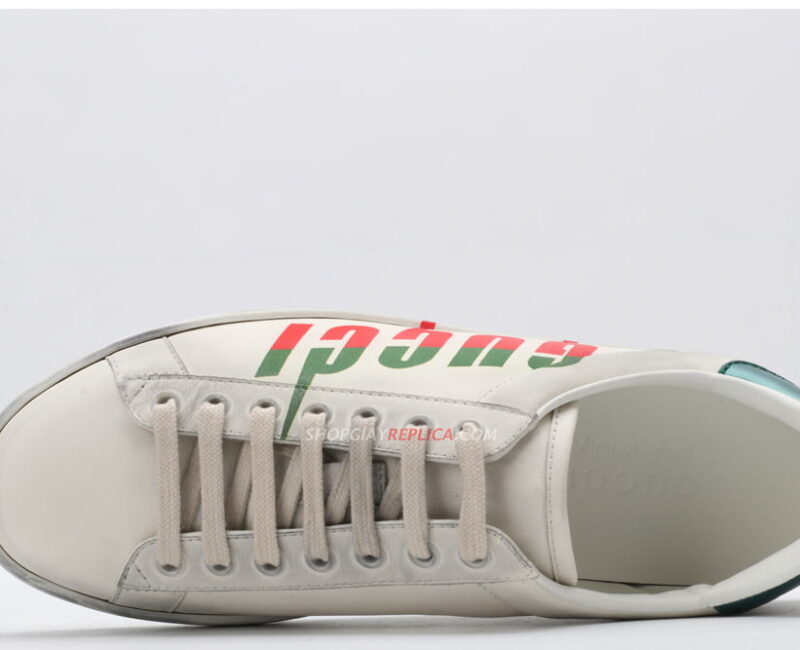 Giày Gucci Ace Sneaker with Gucci Blade Like Auth
