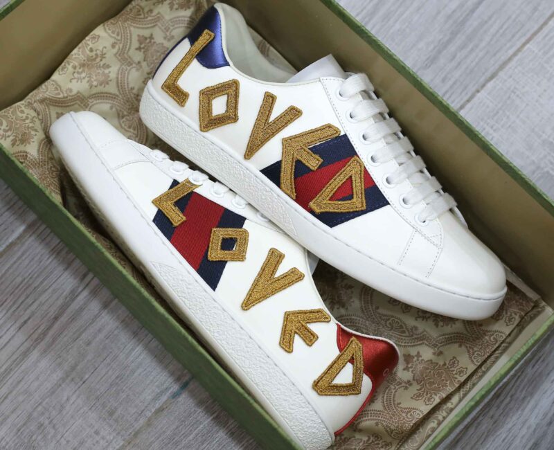 Giày Gucci Ace 'Loved' Like Auth