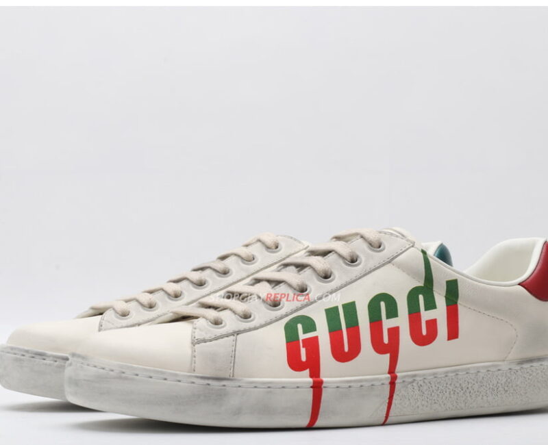 Giày Gucci Ace Sneaker with Gucci Blade Like Auth