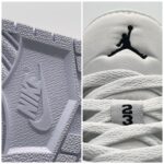 đế giày và lưỡi gà jumpman Air Jordan 1 Low Panda