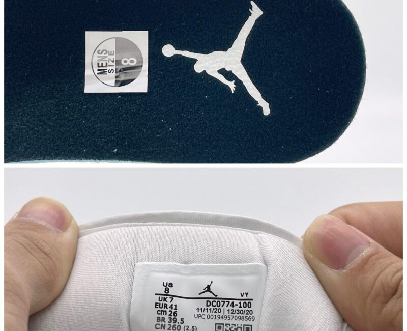 lót giày Air Jordan 1 Low Panda