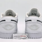 Air wings jordan 1 panda đen trắng