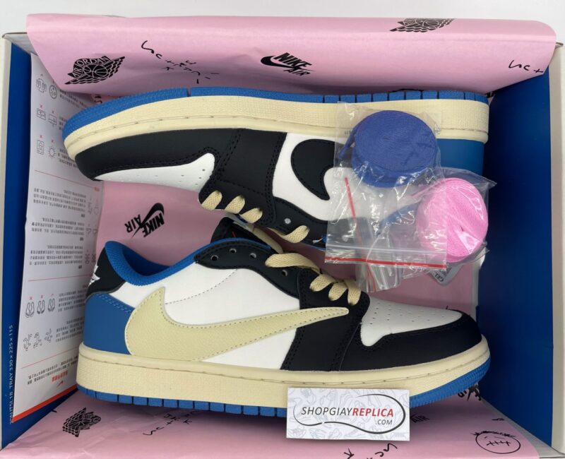 Giày Nike Air Jordan 1 Low Travis Scott x Fragment Rep 1:1