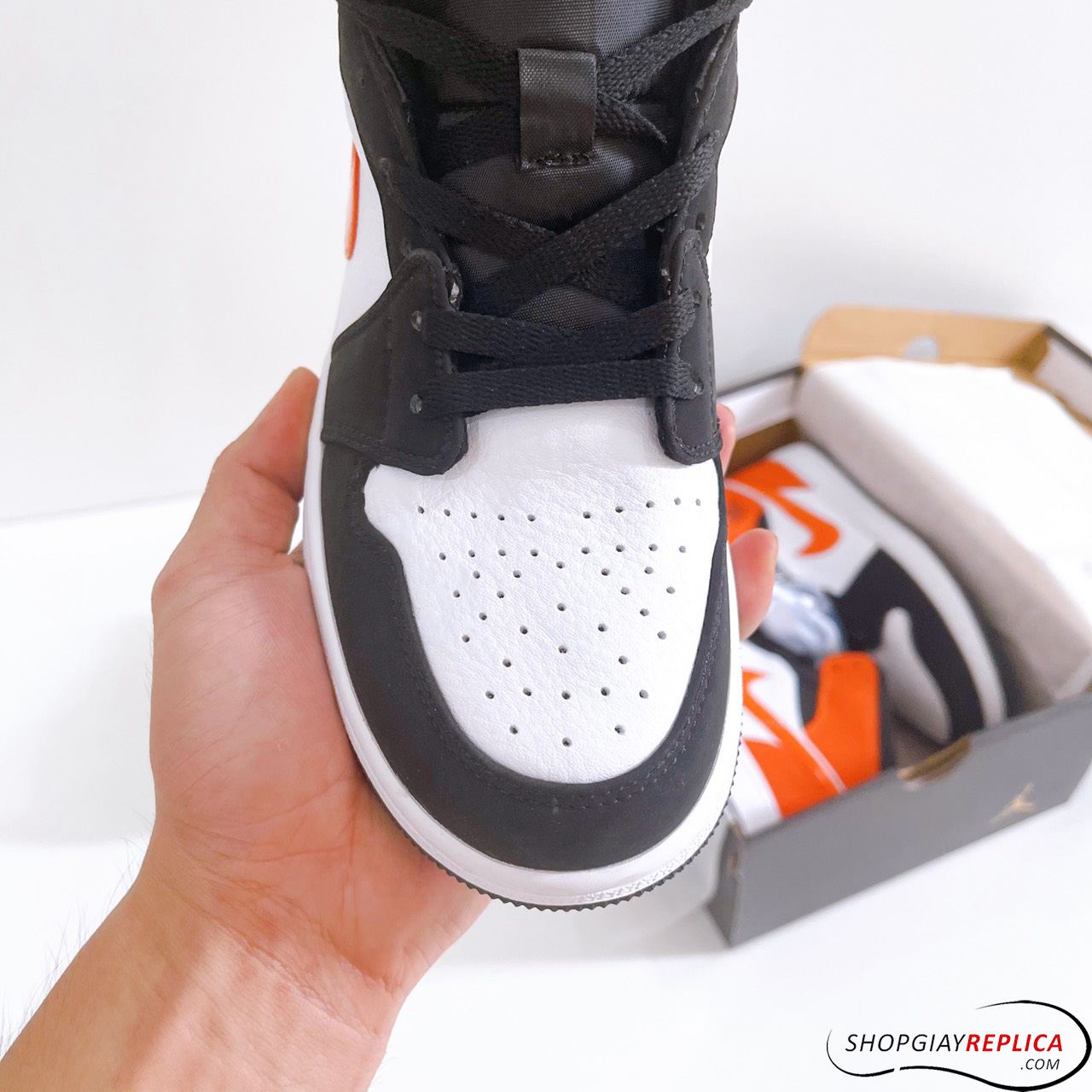Giày Nike Air Jordan 1 Mid Shattered Backboard Rep 1:1