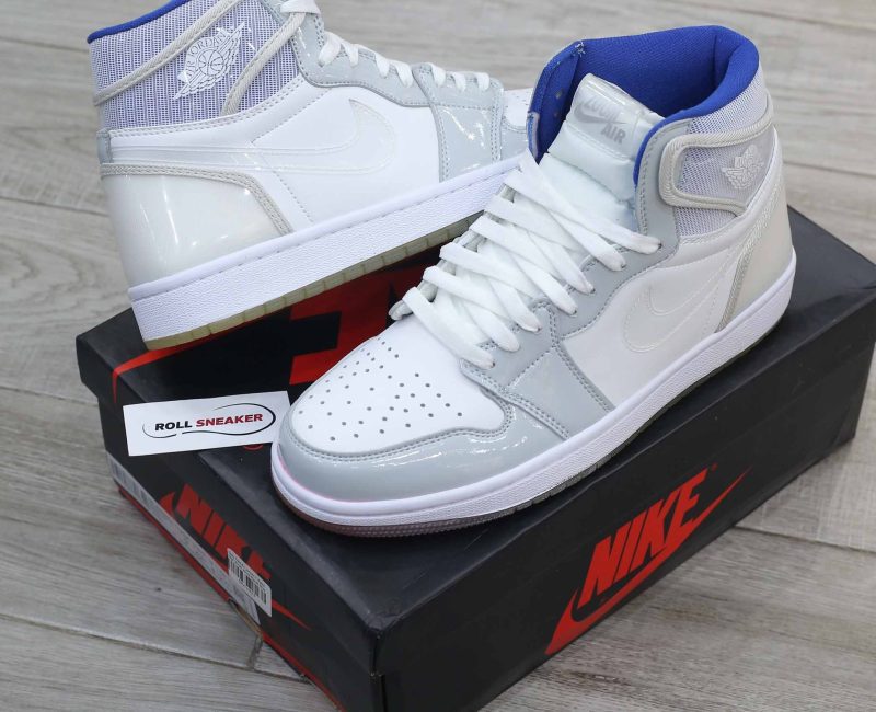 nike Air Jordan 1 High Zoom White Racer Blue
