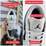 phân biệt Air Jordan 1 Low Panda chuẩn rep 1:1