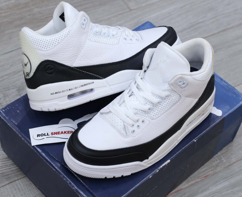 Giày Air Jordan 3 Trắng Đen