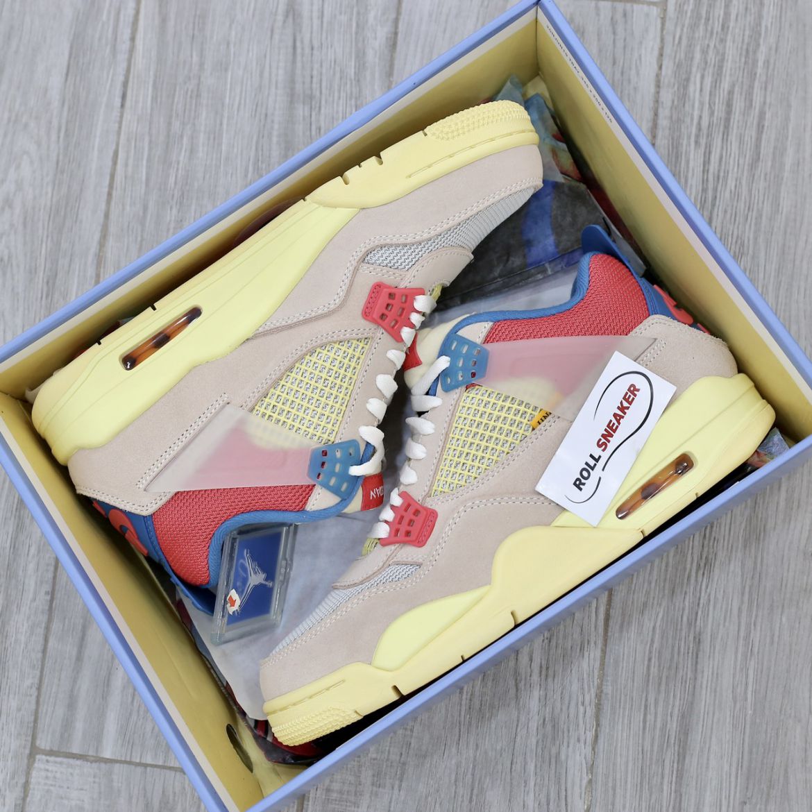 Giày Nike air Jordan 4 Retro Union Guava Ice Like Auth