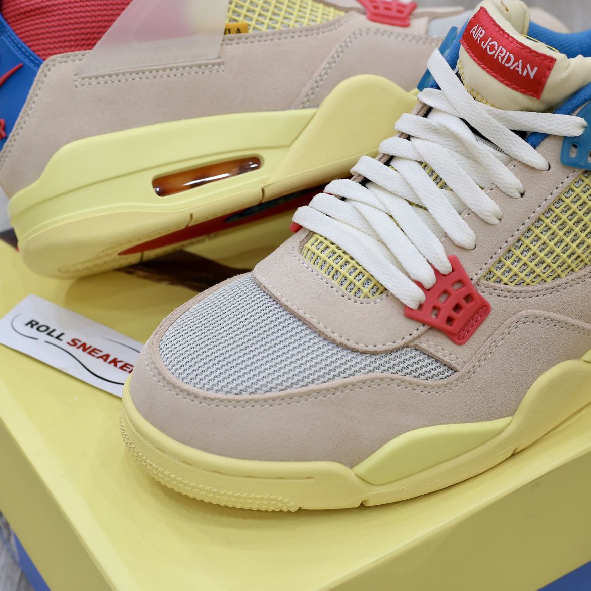 Giày Nike air Jordan 4 Retro Union Guava Ice Like Auth