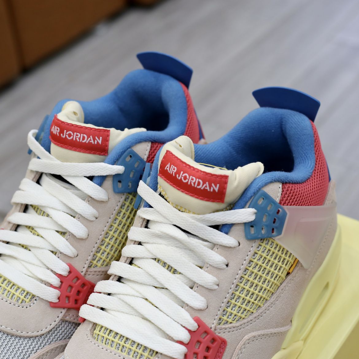 Giày Nike air Jordan 4 Retro Union Guava Ice Like Auth