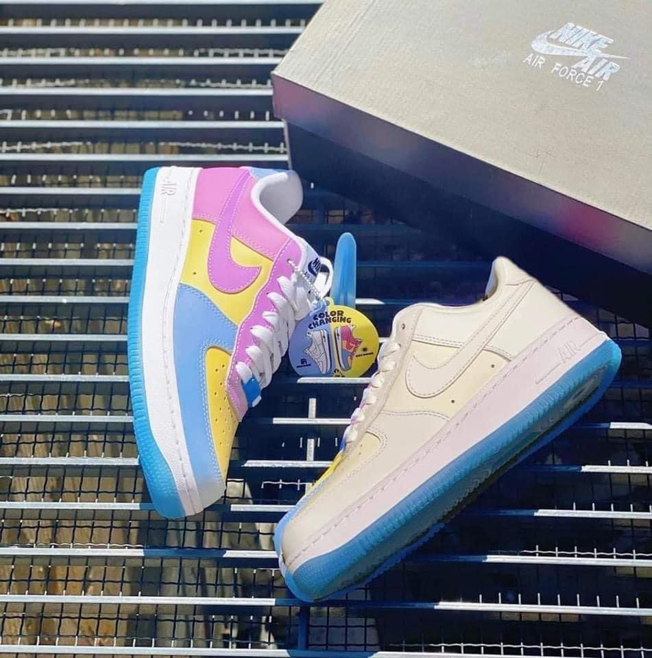 nike air force 1 đôi màu uv reactive