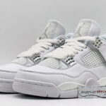 Giày Nike Air Jordan 4 Retro Pure Money (full trắng) Like Auth