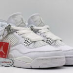 Giày Nike Air Jordan 4 Retro Pure Money (full trắng) Like Auth