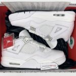 Giày Nike Air Jordan 4 Retro Pure Money (full trắng) Like Auth