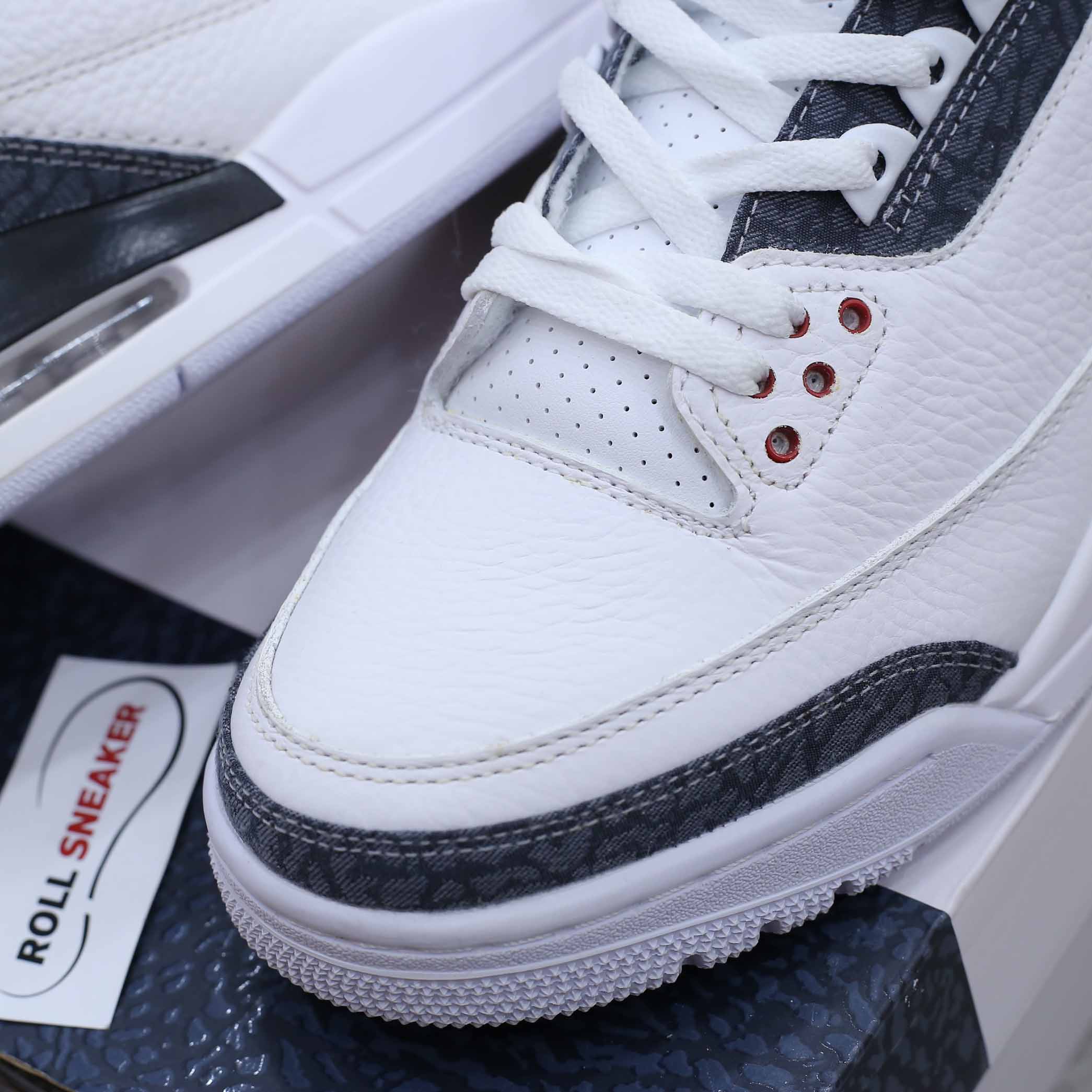 Giày Nike Air Jordan 3 Retro SE Fire Red Denim Like Auth