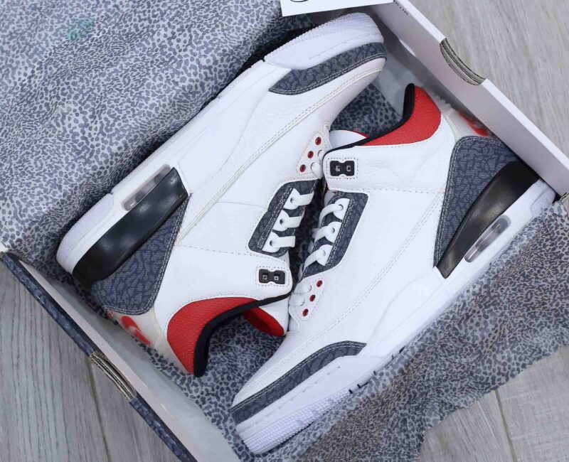 Giày Air Jordan 3 SE Fire Red Denim Like Auth