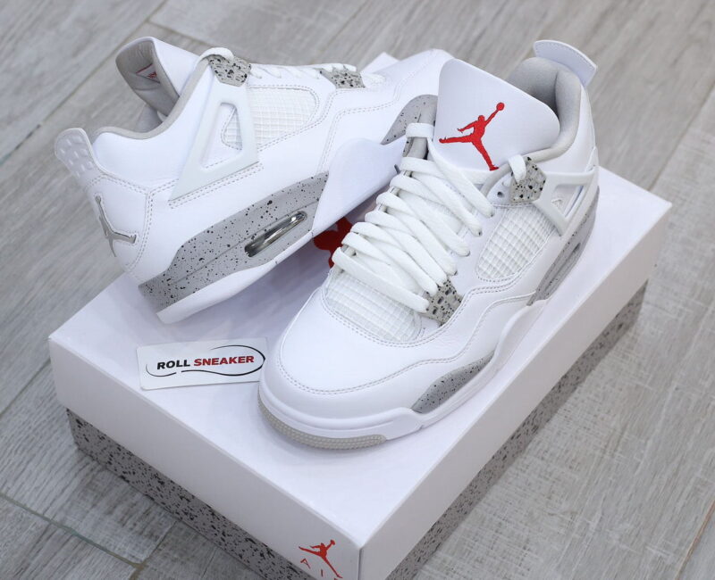 toebox Nike Air Jordan 4 White Oreo 2021 Like Auth