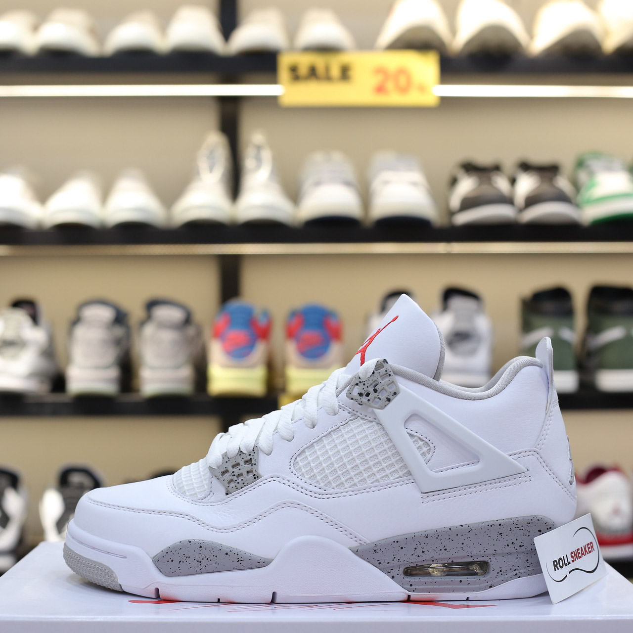 Giày Nike Air Jordan 4 White Oreo 2021 Like Auth