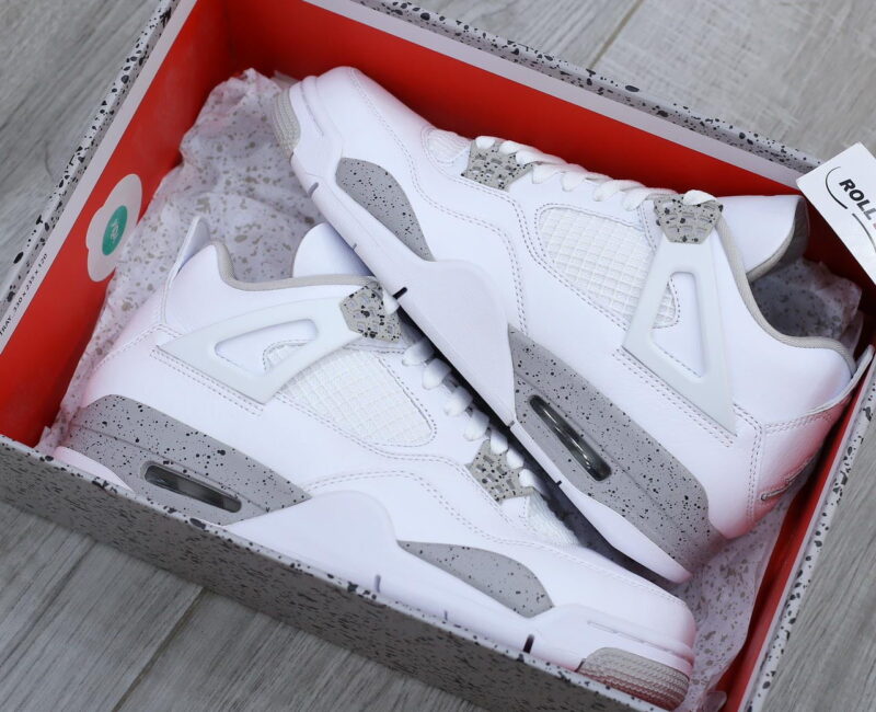 Giày Air Jordan 4 Trắng 2021