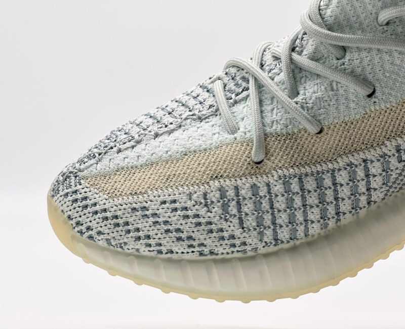 upper chất vải primeknit giày adidas yeezy 350v2 cloud white rep 1:1