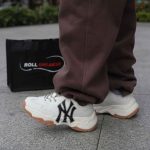 Onfeet Giày MLB Bigball Chunky A New York Yankees L.Beige