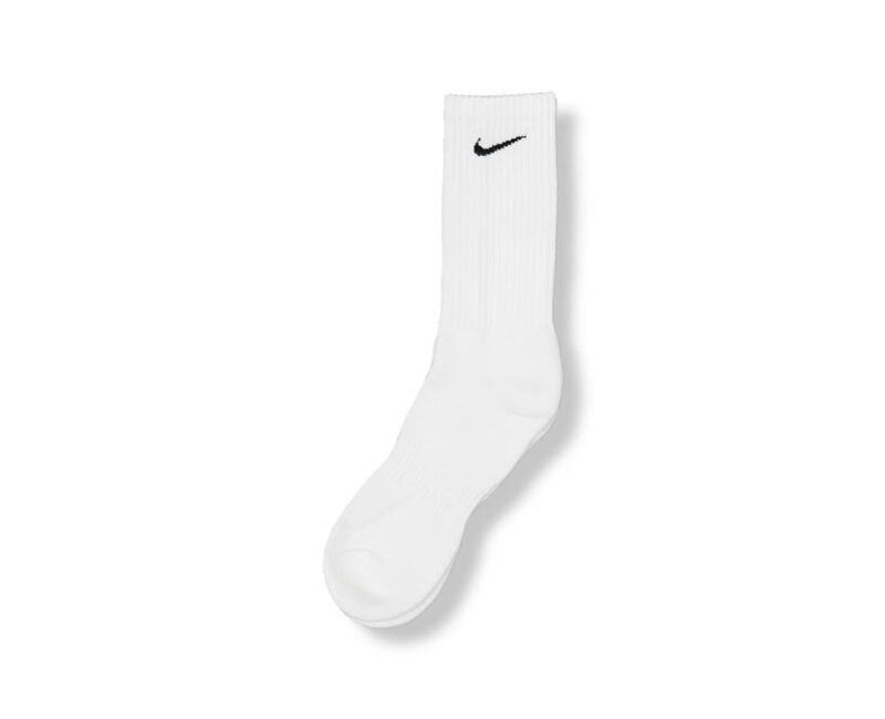 Tất Nike cổ cao màu Trắng xuất dư