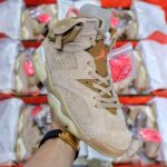 Giày Nike Air Jordan 6 Retro Travis Scott British Khaki Like Auth