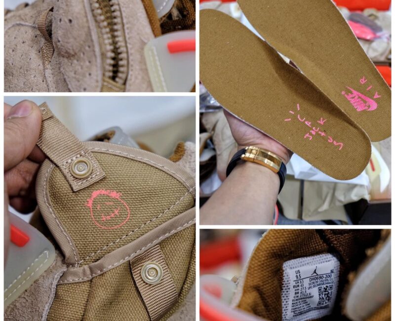 Air Jordan 6 Retro Travis Scott British Khaki Like Auth