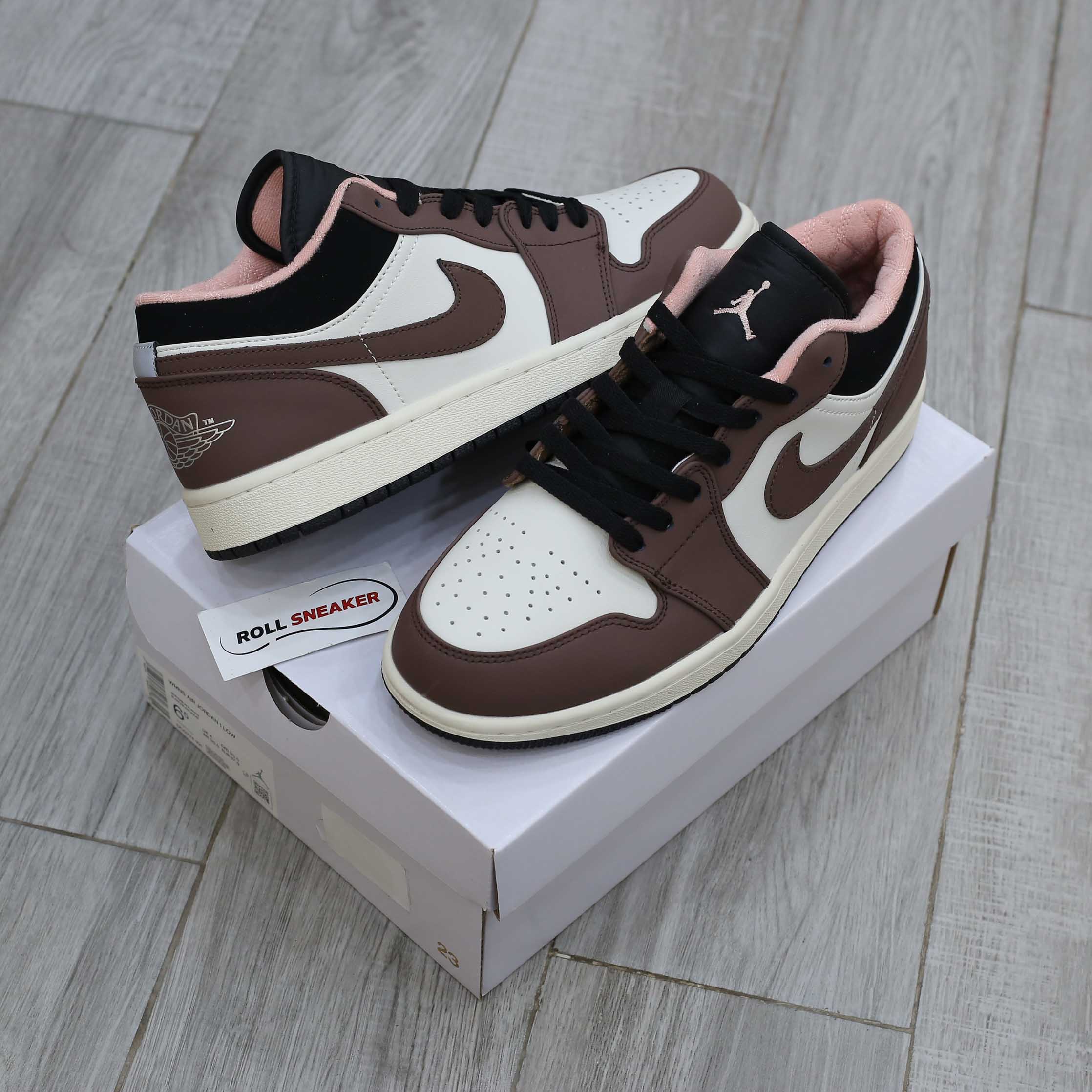 Giày Nike Air Jordan 1 Low Mocha Brown rep 1:1