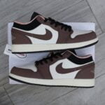 Air Jordan 1 Low Mocha Brown Nâu rep 1:1