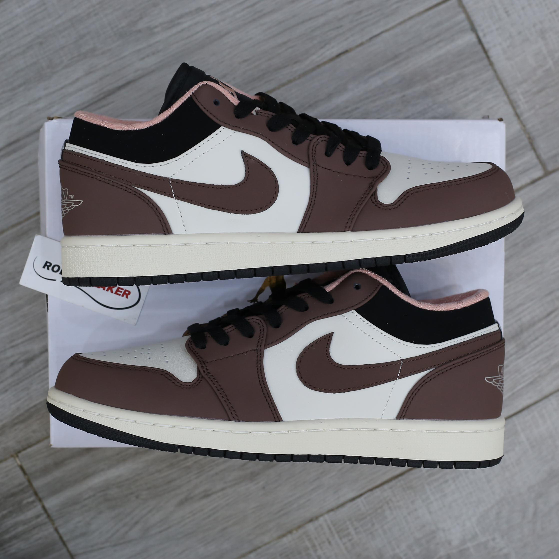 Air Jordan 1 Low Mocha Brown Nâu rep 1:1