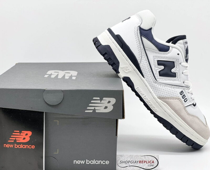 Giày New Balance 550 White Navy rep 1:1
