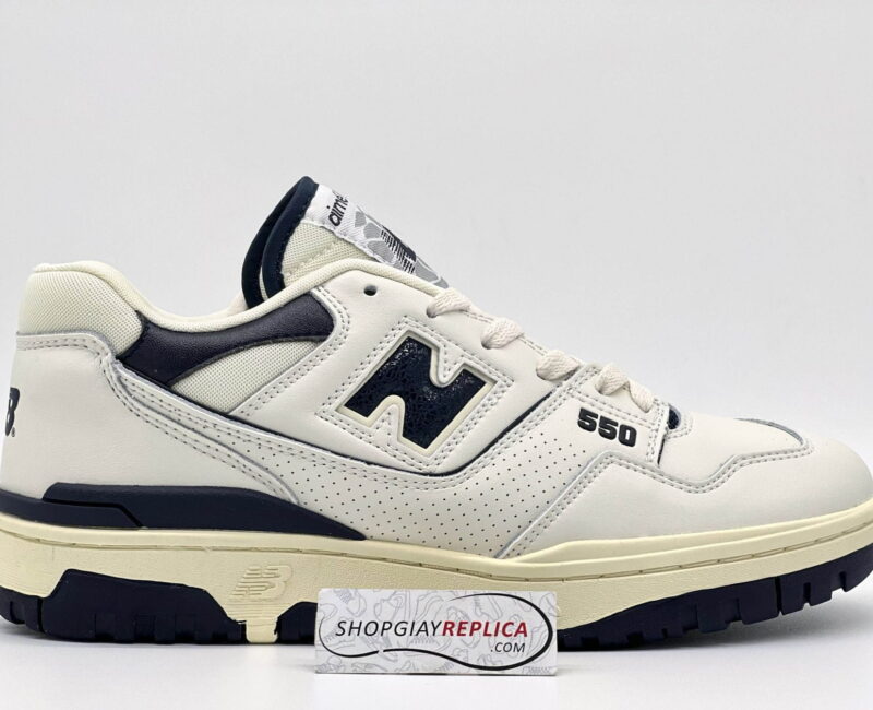 Giày New Balance Aimé Leon Dore x 550 White Navy