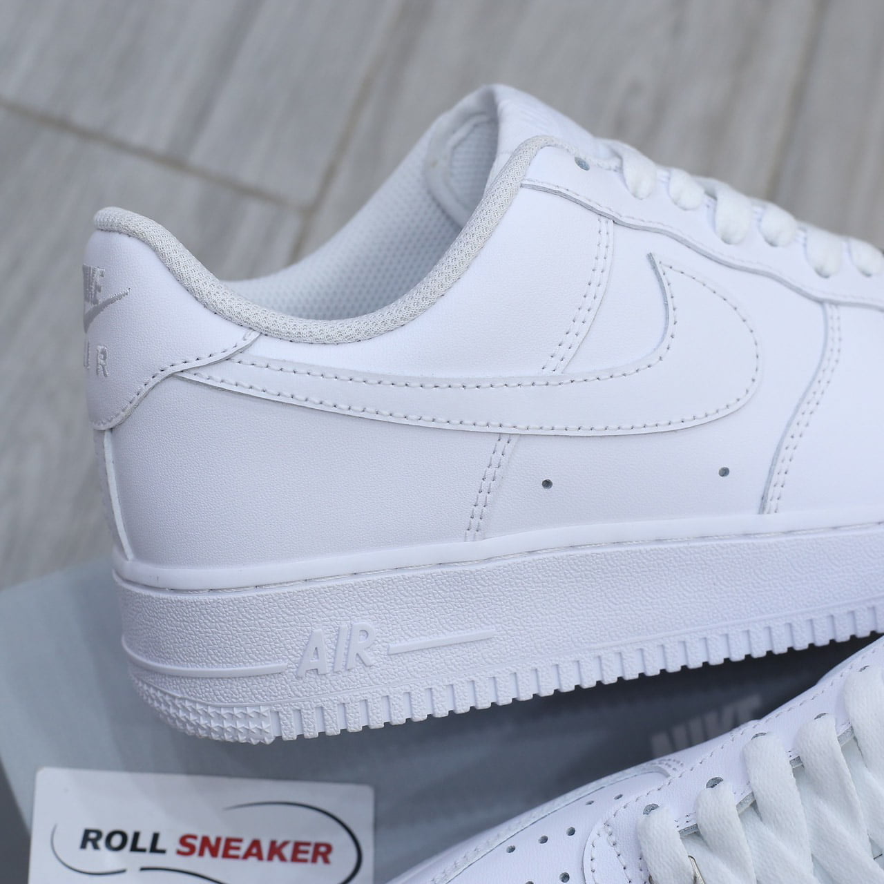 phân biệt giày nike air force 1 (af1) trắng white like auth rep 1:1