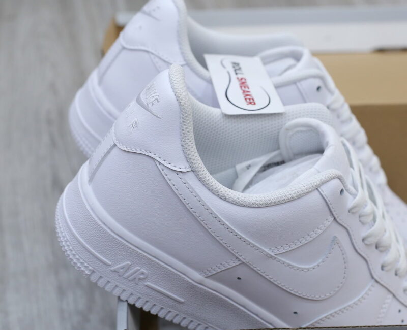 check mông giày nike air force 1 (af1) trắng white like auth