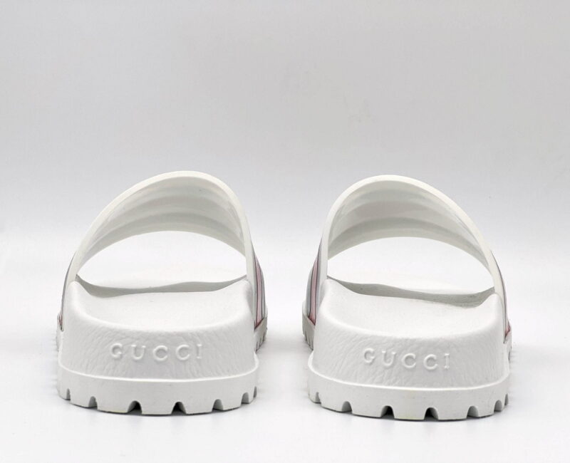 Dép Gucci Web Slide Sandal White Like Auth