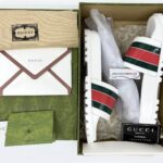 Dép Gucci Web Slide Sandal Trắng White Like Auth