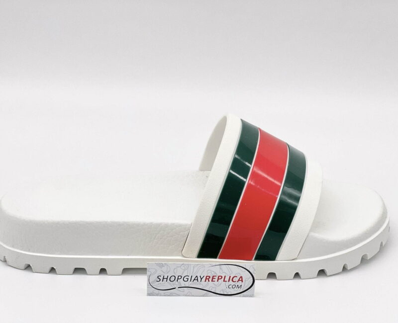 dép gucci quai ngang trắng like auth rep 1:1