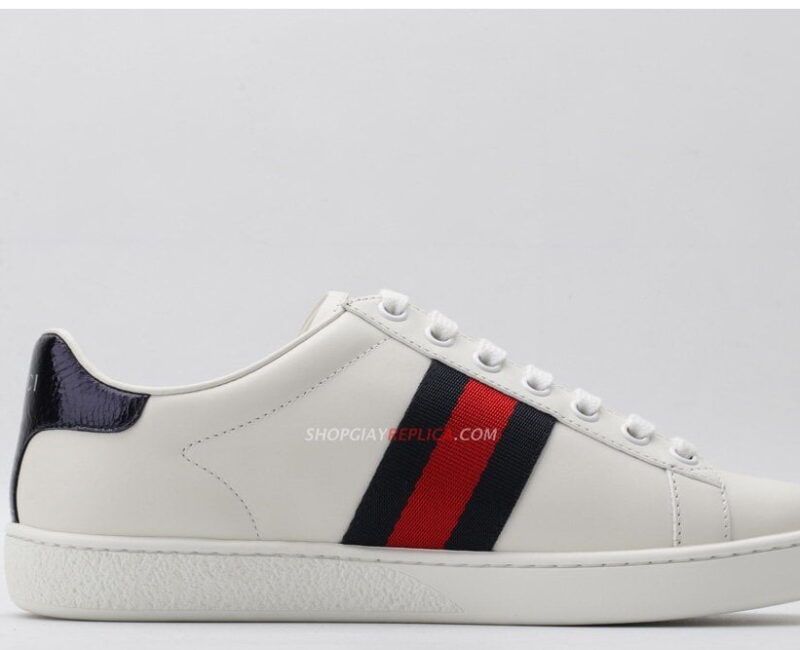 sneaker gucci ace white blue red