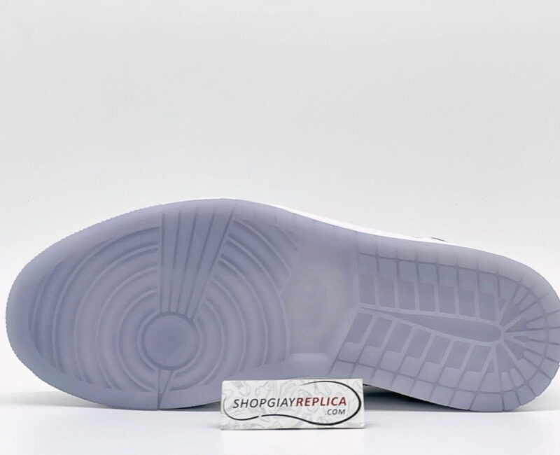 Giày Nike Air Jordan 1 Mid Wolf Grey Aluminum rep 1:1