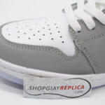 Giày Nike Air Jordan 1 Mid Wolf Grey Aluminum rep 1:1